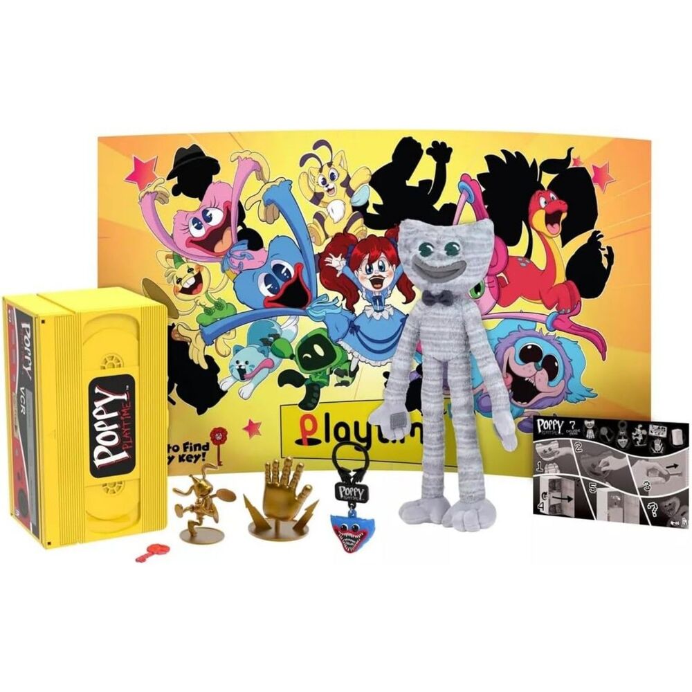 Poppy Playtime VHS Bundle 7 Exclusive Items Phatmojo Mob Games New/sealed